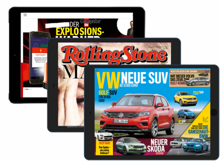 Axel Springer Magazines published with Purple DS