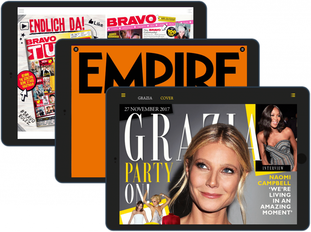 Bauer Media Magazines published with Purple DS