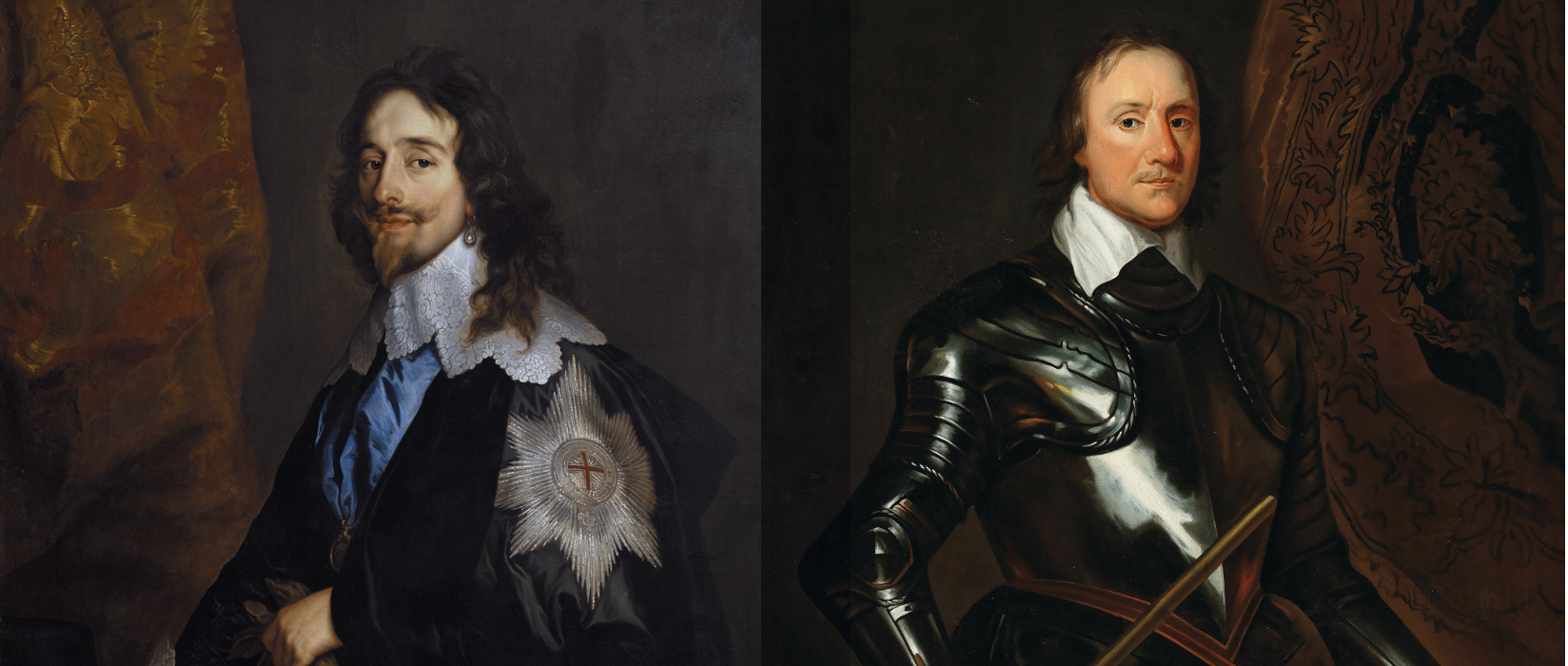 Charles I. und Cromwell